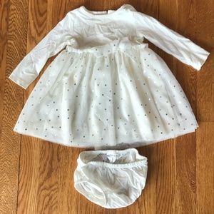 Carter's toddler sparkle dress, size 12m